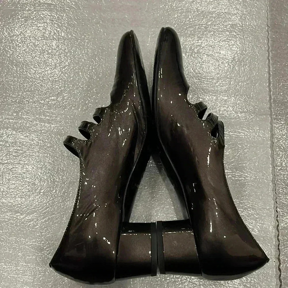 [US7.5N-4A]Amalfi by Rangoni Patent Leather Mary Jane with 3  Straps Block Heel - Picture 3 of 8
